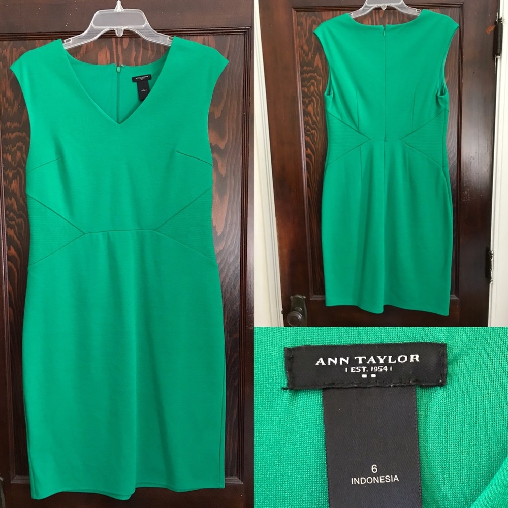 Beautiful Green Ann Taylor dress, size 6